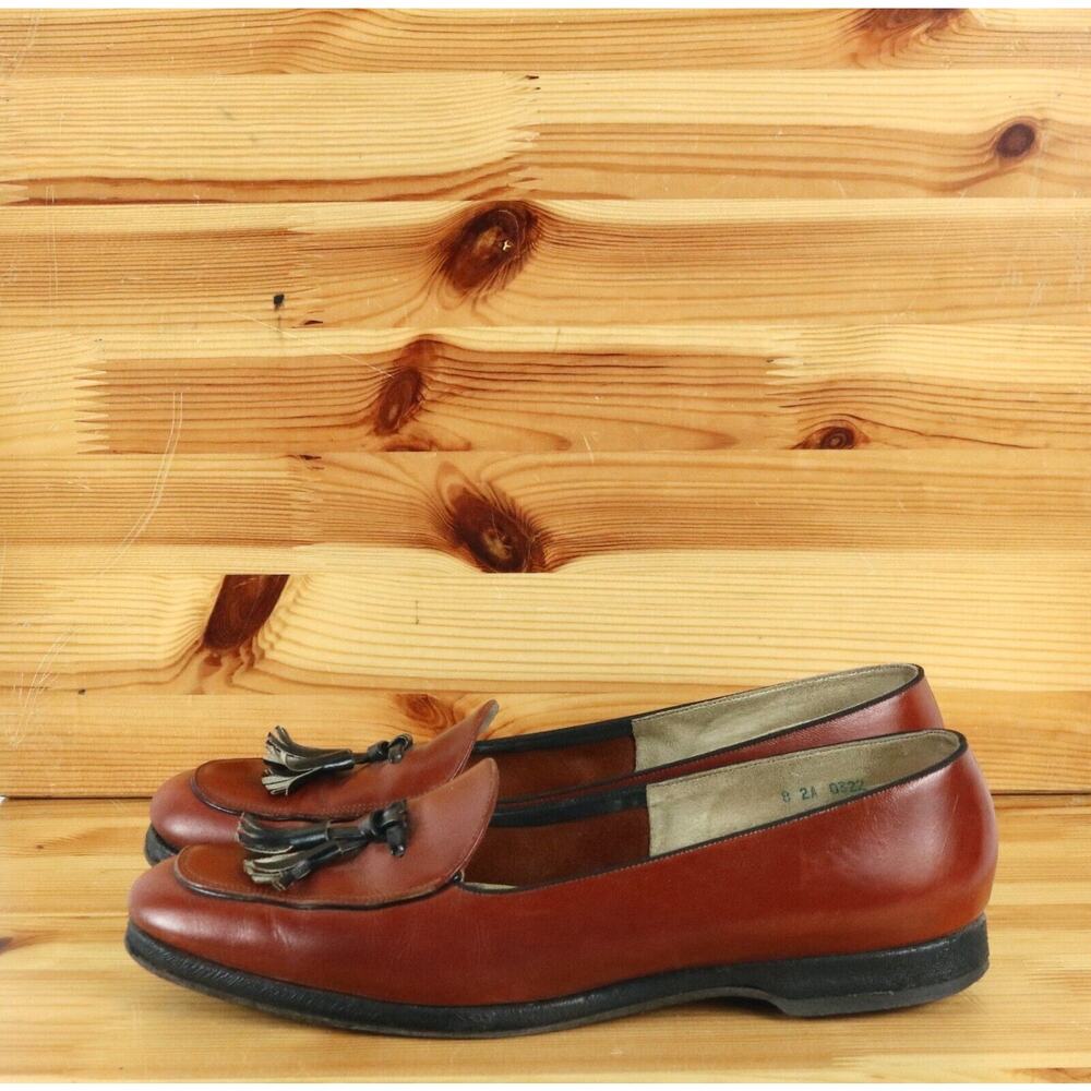 Jack Rogers Women's Loafers Brown Shoes Size 8 Slip Ons USA